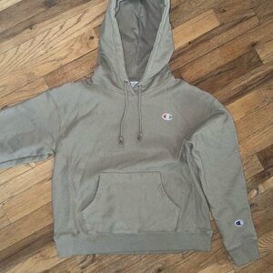 Champion Olive Green Hoodie